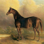 racing horse painting